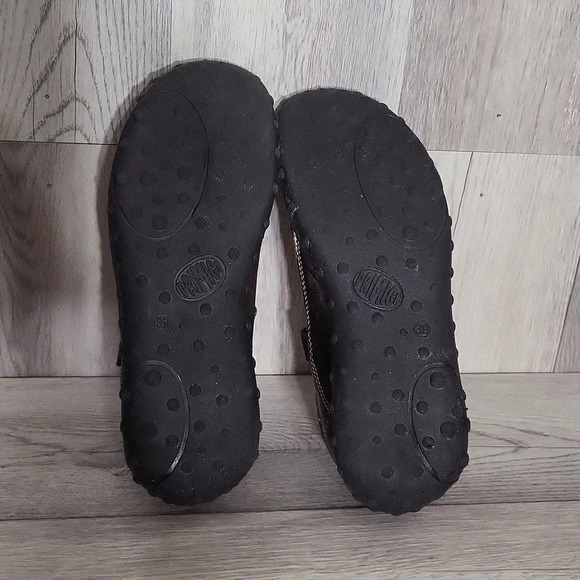 🛍Primigi Metallic Bronze Mary Jane Velcro Comfort Flats‎ Size 39 - Picture 3 of 9